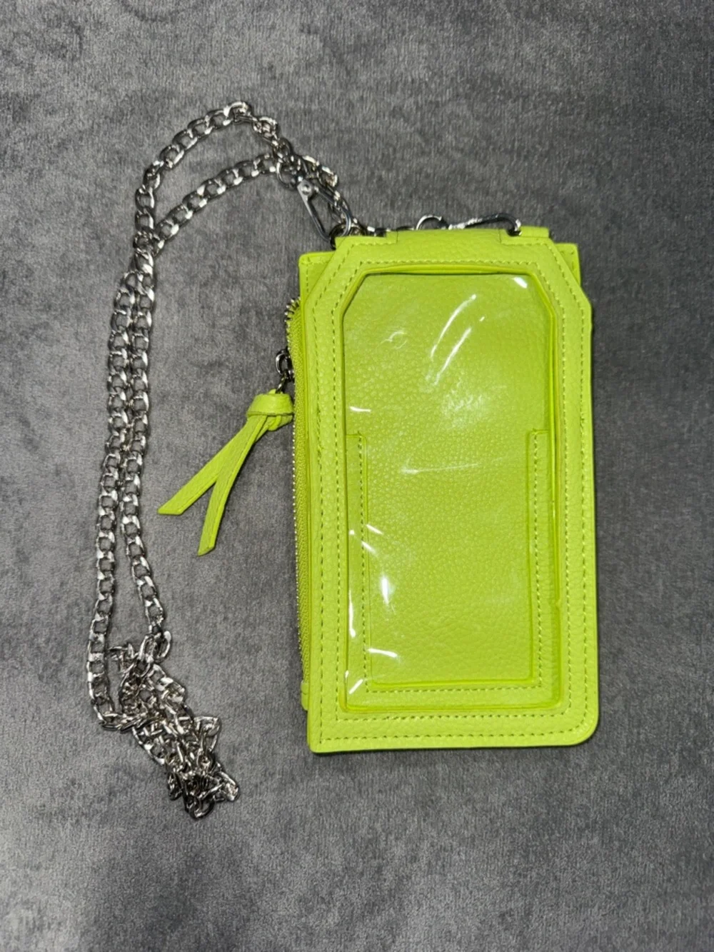 Crossbody Phone Bag - Neon Green - Picture 3 of 17